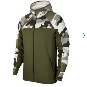 Nike Full-Zip Camo Training Hoodie